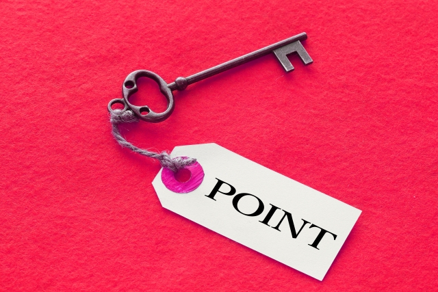 key と pointと書いてあるtag